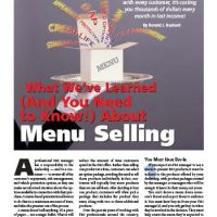 What We’ve Learned (And You Need to Know!) About Menu Selling Article