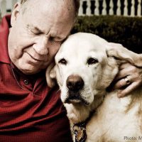 Michael-Hingson-and-guide-dog